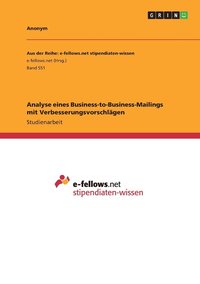 bokomslag Analyse eines Business-to-Business-Mailings mit Verbesserungsvorschlgen