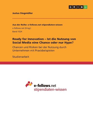 bokomslag Ready for Innovation - Ist die Nutzung von Social Media eine Chance oder nur Hype?