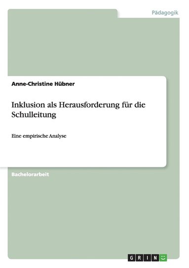 bokomslag Inklusion als Herausforderung fr die Schulleitung