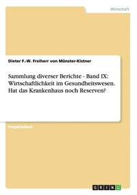 bokomslag Sammlung diverser Berichte - Band IX