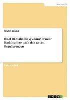 Basel III. Stabilitat Systemrelevanter Bankinstitute Nach Den Neuen Regulierungen 1