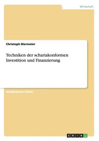 bokomslag Techniken der schariakonformen Investition und Finanzierung