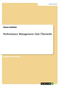 bokomslag Performance Management. Eine UEbersicht