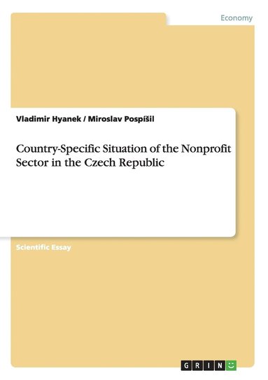 bokomslag Country-Specific Situation of the Nonprofit Sector in the Czech Republic