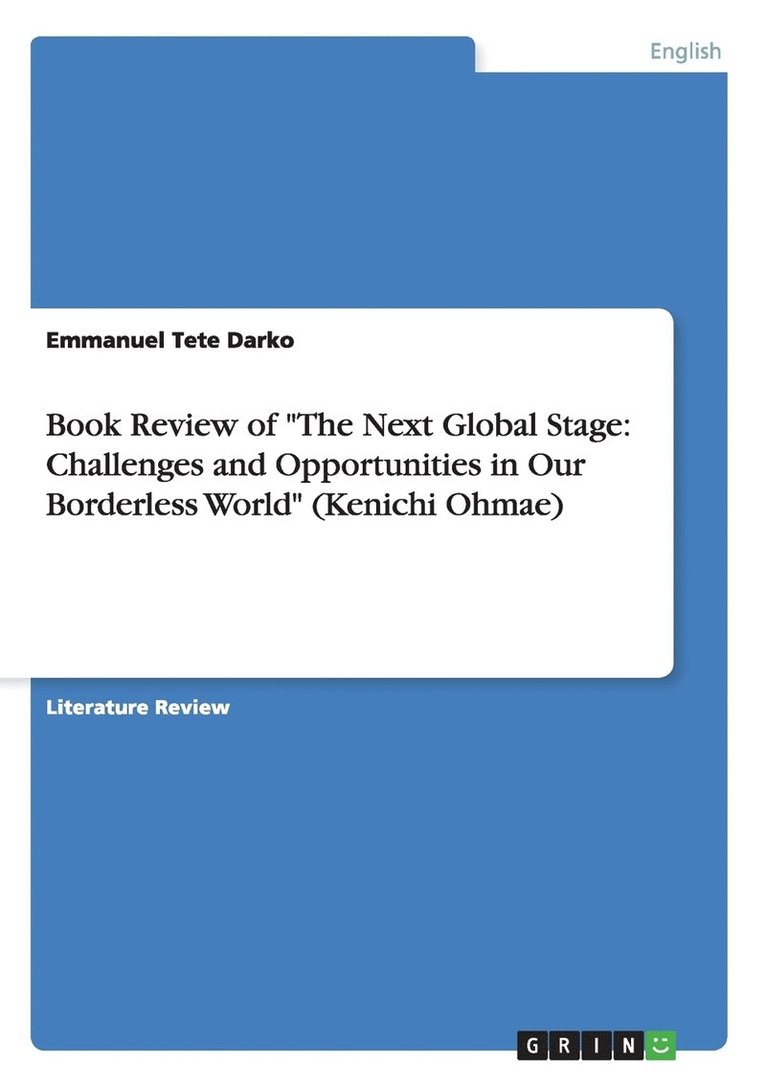 Book Review of &quot;The Next Global Stage 1
