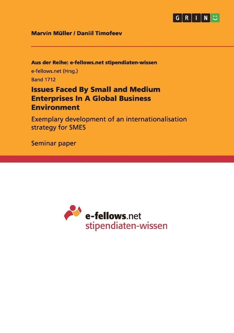 Issues Faced By Small and Medium Enterprises In A Global Business Environment 1