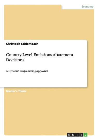 bokomslag Country-Level Emissions Abatement Decisions