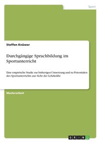 bokomslag Durchgngige Sprachbildung im Sportunterricht