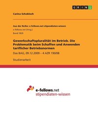 bokomslag Gewerkschaftspluralität im Betrieb. Die Problematik beim Schaffen und Anwenden tariflicher Betriebsnormen