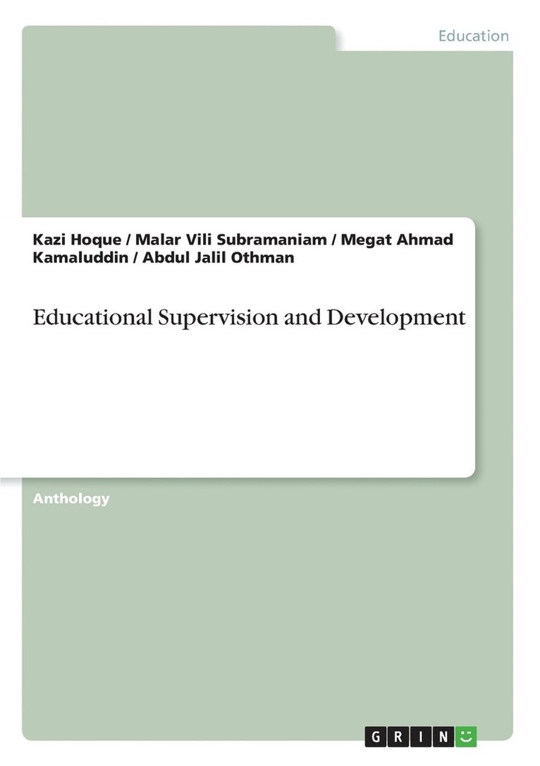 Educational Supervision and Development 1