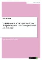 bokomslag Praktikumsbericht Zur Hydromechanik. Pumpversuch Und Versickerungsversuche Am Ewaldsee