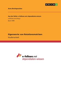 bokomslag Eigenwerte von Rotationsmatrizen