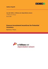bokomslag Kosovo-Investment Incentives for Potential Investors