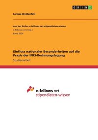 bokomslag Einfluss nationaler Besonderheiten auf die Praxis der IFRS-Rechnungslegung