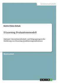 bokomslag E-Learning Evaluationsmodell