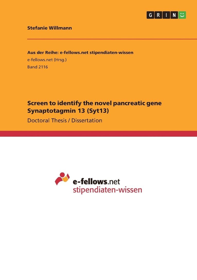 Screen to identify the novel pancreatic gene Synaptotagmin 13 (Syt13) 1