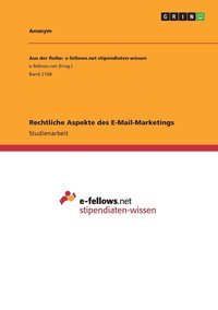 bokomslag Rechtliche Aspekte des E-Mail-Marketings