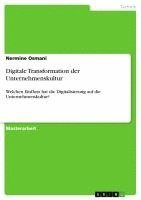 bokomslag Digitale Transformation Der Unternehmenskultur