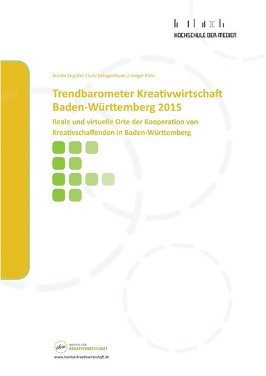 bokomslag Trendbarometer Kreativwirtschaft Baden-Württemberg 2015