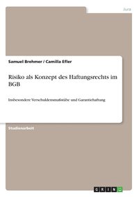 bokomslag Risiko als Konzept des Haftungsrechts im BGB