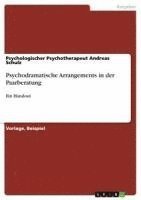 Andreas Schulz, Psychologischer Psychotherapeut Andreas Schulz - Psychodramatische Arrangements in der Paarberatung, Häftad