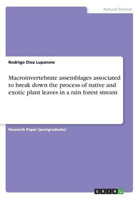 Macroinvertebrate assemblages associated to break down the process of native and exotic plant leaves in a rain forest stream 1