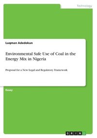 bokomslag Environmental Safe Use of Coal in the Energy Mix in Nigeria