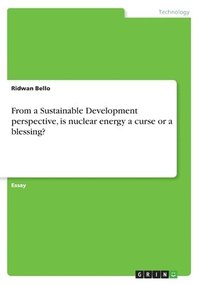 bokomslag From a Sustainable Development Perspective, Is Nuclear Energy a Curse or a Blessing?