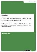 bokomslag Kinder mit Behinderung als Thema in der Kinder- und Jugendliteratur