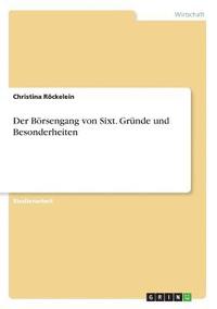 bokomslag Der Brsengang von Sixt. Grnde und Besonderheiten