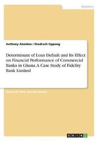 bokomslag Determinant of Loan Default and Its Effect on Financial Performance of Commercial Banks in Ghana. A Case Study of Fidelity Bank Limited