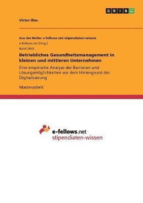 bokomslag Betriebliches Gesundheitsmanagement in kleinen und mittleren Unternehmen