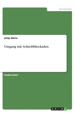 bokomslag Umgang mit Schreibblockaden