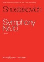 bokomslag Shostakovich: Symphony No. 10 Op. 93 For Orchestra Study Score