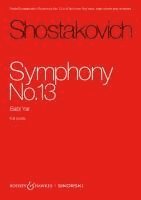 bokomslag Shostakovich: Symphony No. 13 Op. 113: Babi Yar For Orchestra Study Score