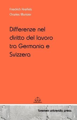 bokomslag Differenze nel diritto del lavoro tra Germania e Svizzera