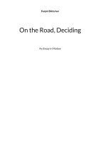 Ralph Böttcher - On the Road, Deciding, Häftad