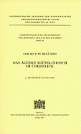 Oskar Von Hinuber - Das Altere Mittelindisch Im Uberblick, Häftad