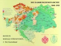 bokomslag Die Habsburgermonarchie 1848-1918 Band IX/2: Soziale Strukturen: Die Gesellschaft Der Habsburgermonarchie Im Kartenbild. Verwaltungs-, Sozial-Und Infr
