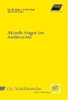 bokomslag Aktuelle Fragen des Archivrechts