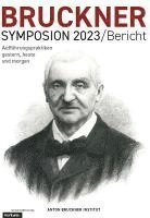 bokomslag Bruckner Symposion 2023/Bericht