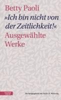 'Ich bin nicht von der Zeitlichkeit' 1