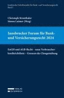 bokomslag Innsbrucker Forum für Bank- und Versicherungsrecht 2024