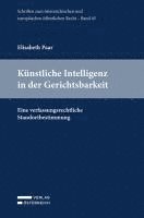 bokomslag Künstliche Intelligenz in der Gerichtsbarkeit