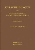 bokomslag Entscheidungen des Obersten Gerichtshofes in Zivilsachen