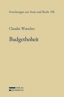 Claudia Wutscher - Budgethoheit, Häftad