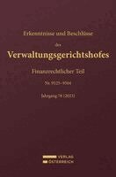 Josef Fuchs - Erkenntnisse und Beschlüsse des Verwaltungsgerichtshofes, Inbunden
