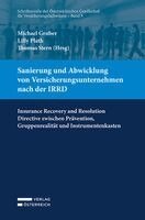 Michael Gruber, Lilly Plath, Thomas Stern - Sanierung und Abwicklung von Versicherungsunternehmen nach der IRRD, Häftad