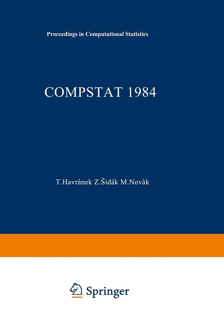 T. Havranek, Z. Sidak, M. Novak - COMPSTAT 1984, Häftad