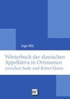 bokomslag Wörterbuch der slawischen Appellativa in Ortsnamen zwischen Saale und Bober/Queis